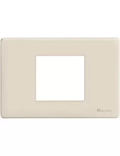 Bticino 503/23a/r plaque magique 2p résine centrée